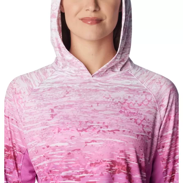 imageColumbia Womens Super Tidal Tee Vent HoodieBright Lavender Digiscale Fade
