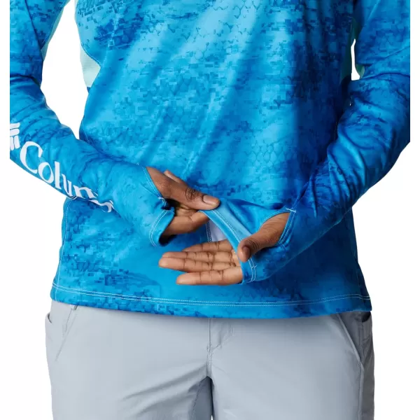 imageColumbia Womens Super Tidal Tee Vent HoodieGulf Stream Camo Gradient