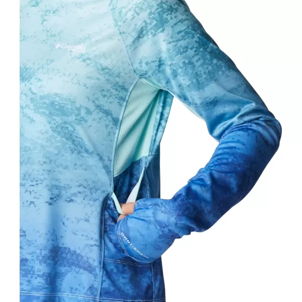 imageColumbia Womens Super Tidal Tee Vent HoodieGulf Stream Camo Gradient
