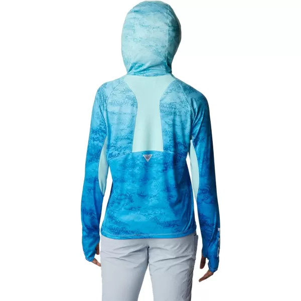 imageColumbia Womens Super Tidal Tee Vent HoodieGulf Stream Camo Gradient