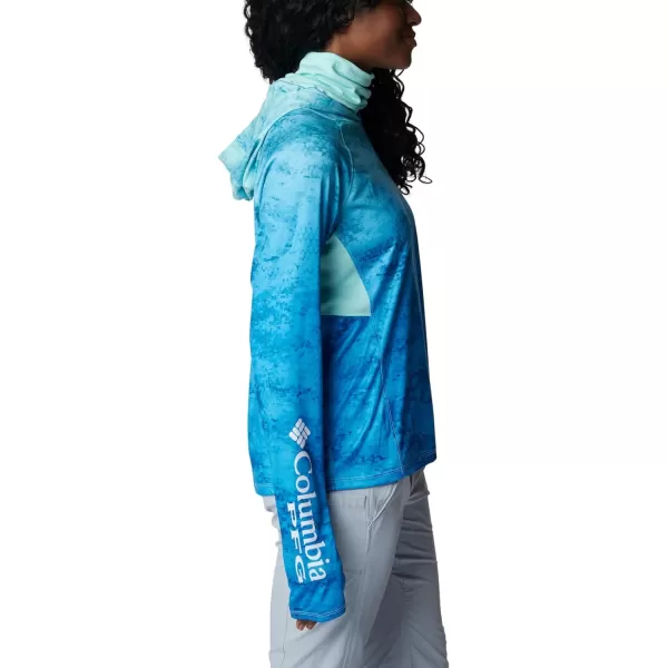 imageColumbia Womens Super Tidal Tee Vent HoodieGulf Stream Camo Gradient