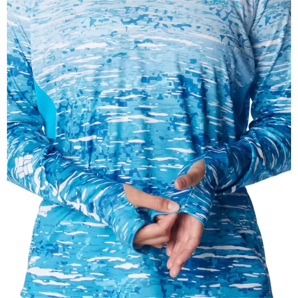 imageColumbia Womens Super Tidal Tee Vent HoodieOcean Blue Digiscale Fade