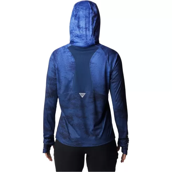 imageColumbia Womens Super Tidal Tee Vent HoodieViolet Sea Camo Gradient