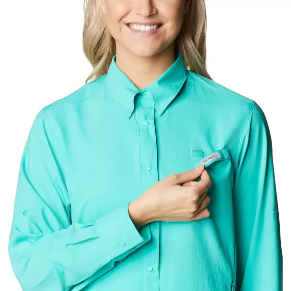 imageColumbia Womens Tamiami Ii Long Sleeve ShirtElectric Turquoise