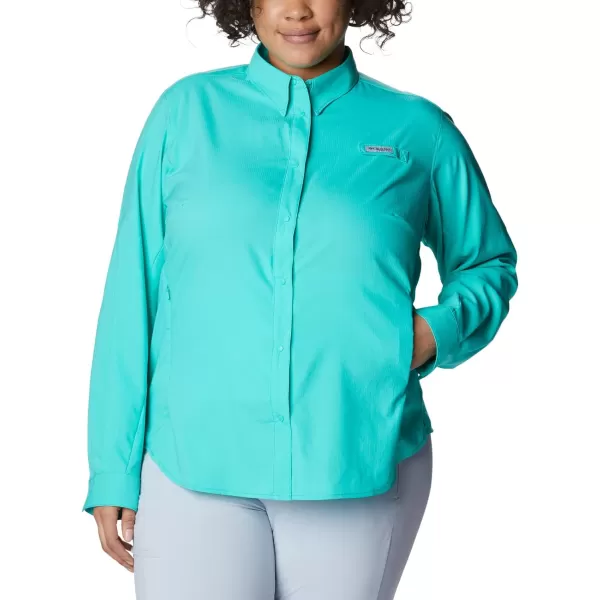 imageColumbia Womens Tamiami Ii Long Sleeve ShirtElectric Turquoise