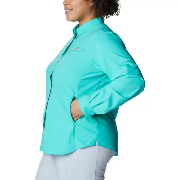 imageColumbia Womens Tamiami Ii Long Sleeve ShirtElectric Turquoise