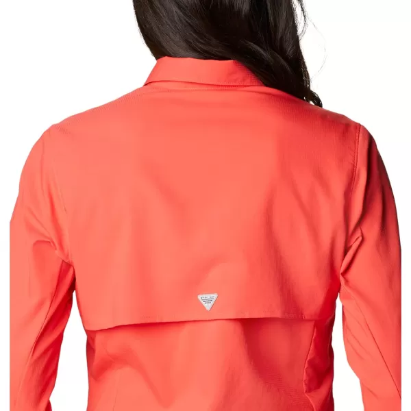 imageColumbia Womens Tamiami Ii Long Sleeve ShirtRed Hibiscus