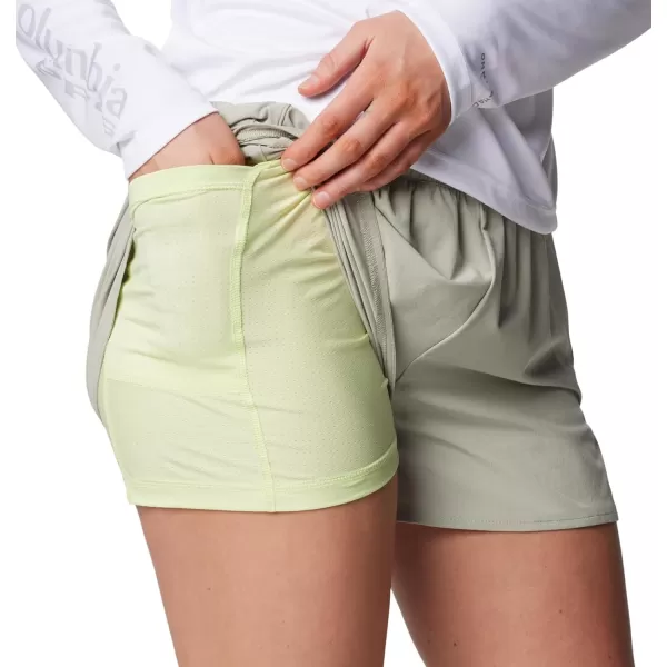 imageColumbia Womens Tidal Light Lined ShortSmokey SageSpring Yellow