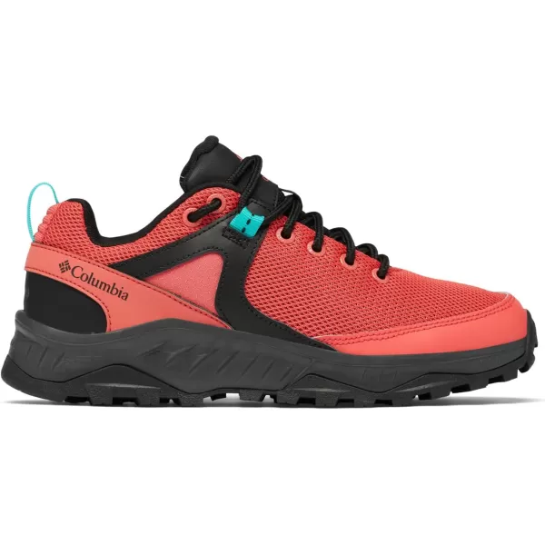 imageColumbia Womens Trailstorm Ascend Waterproof Hiking ShoeRed Coral  Bright Aqua