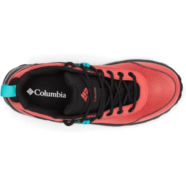 imageColumbia Womens Trailstorm Ascend Waterproof Hiking ShoeRed Coral  Bright Aqua