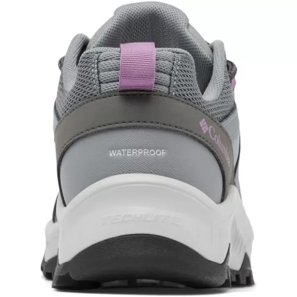 imageColumbia Womens Trailstorm Ascend Waterproof Hiking ShoeTi Grey Steel  Dark Lavender