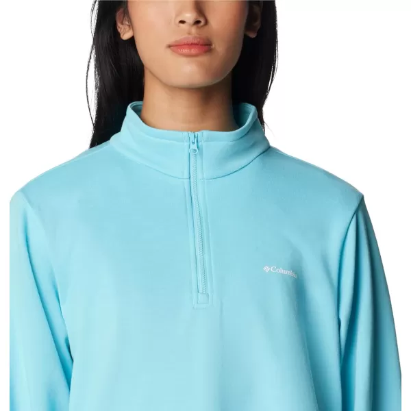 imageColumbia Womens Trek French Terry Half Zip UpdateAquamarine