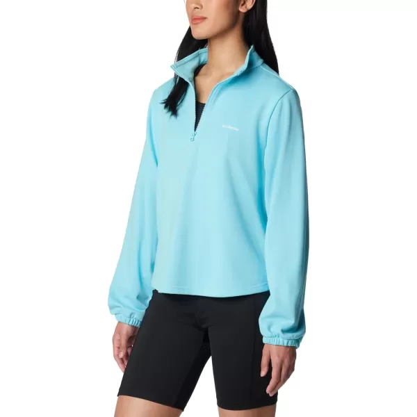 imageColumbia Womens Trek French Terry Half Zip UpdateAquamarine