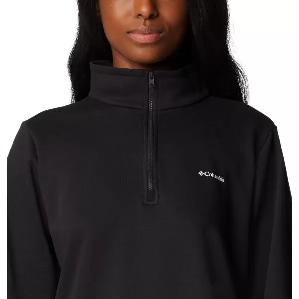 imageColumbia Womens Trek French Terry Half Zip UpdateBlack