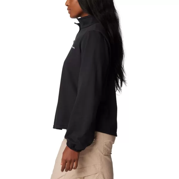 imageColumbia Womens Trek French Terry Half Zip UpdateBlack