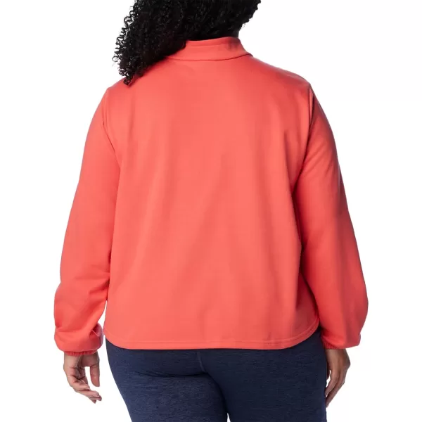 imageColumbia Womens Trek French Terry Half Zip UpdateJuicy