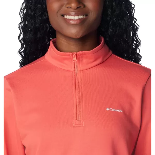imageColumbia Womens Trek French Terry Half Zip UpdateJuicy