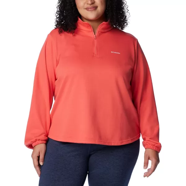 imageColumbia Womens Trek French Terry Half Zip UpdateJuicy