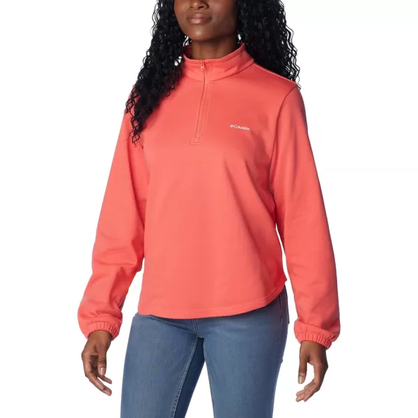 imageColumbia Womens Trek French Terry Half Zip UpdateJuicy