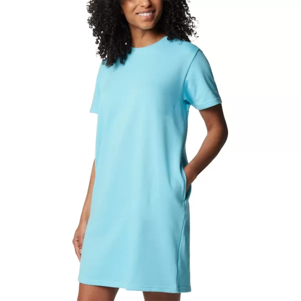 imageColumbia Womens Trek French Terry Tee DressAquamarine