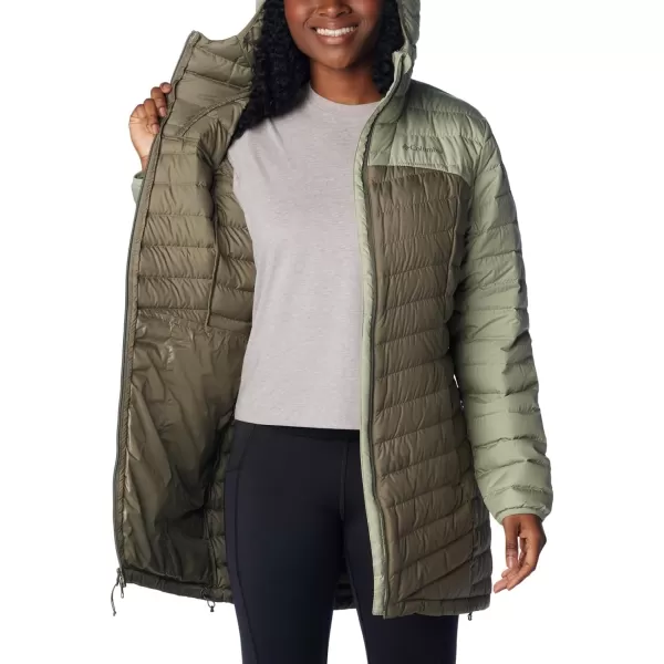 imageColumbia Womens Westridge Mid Down JacketSafariStone Green