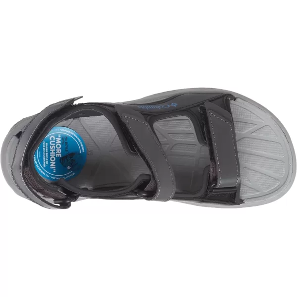 imageUnisexChild Techsun 3 Strap Sandal SportDark GreyBlue Macaw