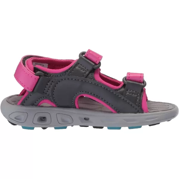 imageUnisexChild Techsun 3 Strap Sandal SportPink IcePacific Rim