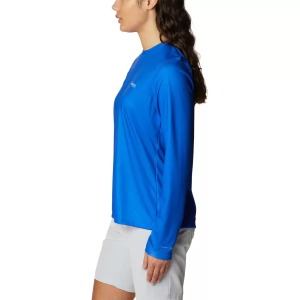 imageWomens Tidal Tee PFG Fish Flag LsBlue MacawGulf Stream Gradient