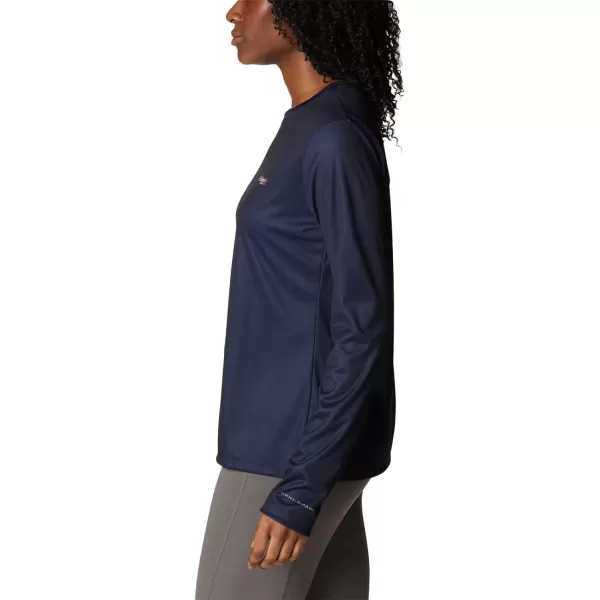 imageWomens Tidal Tee PFG Fish Flag LsCollegiate NavyFish Flag Ombre