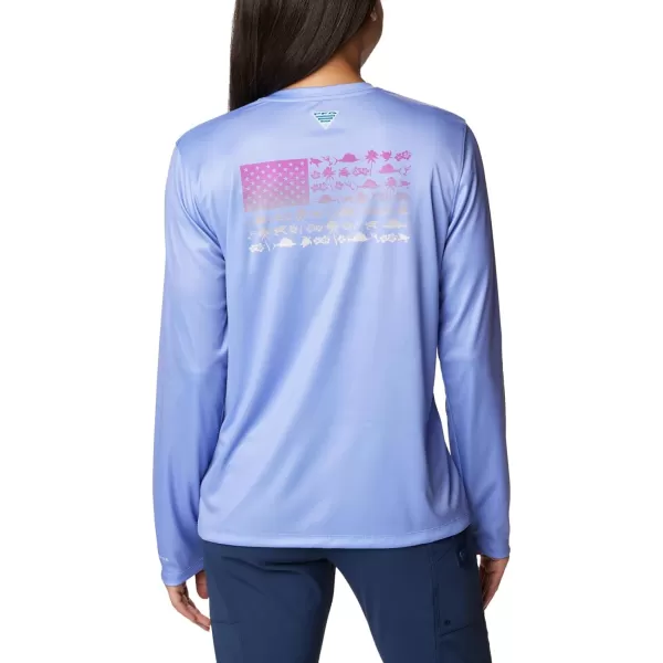 imageWomens Tidal Tee PFG Fish Flag LsFairytaleFish and Friends Ombre