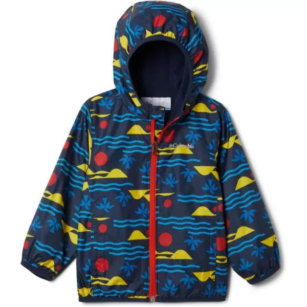 imageColumbia Baby Boys Mini Pixel Grabber Ii Wind JacketCollegiate Navy Seaside