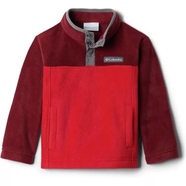 imageColumbia Baby Steens MTN 14 Snap Fleece PullOverMountain RedRed Jasper
