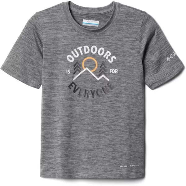 imageColumbia Boys Mount Echo Short Sleeve Graphic ShirtColumbia Grey Heather All Together