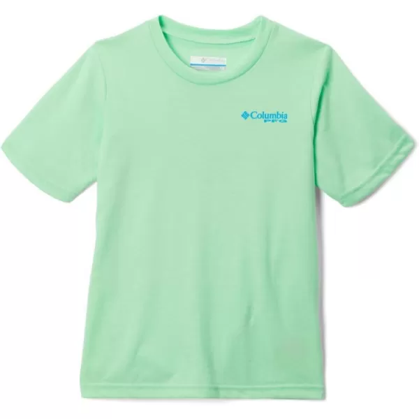 imageColumbia Boys PFG Short Sleeve Graphic TeeOcean MintChompy Chomp Graphic