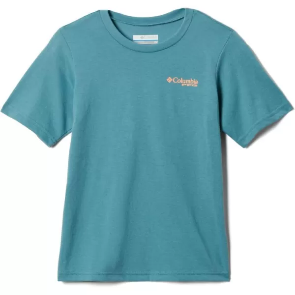 imageColumbia Boys PFG Short Sleeve Graphic TeeTranquil Teal  Pfg Elements Graphic