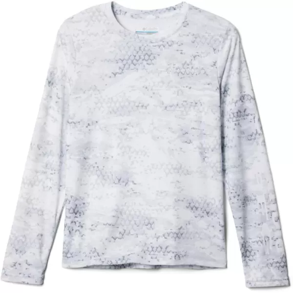 imageColumbia Boys Super Terminal Tackle Long SleeveCool Grey Pfg Camo Print