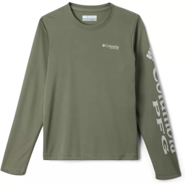 imageColumbia Boys Terminal Tackle Long Sleeve TeeCypressCool Grey Logo