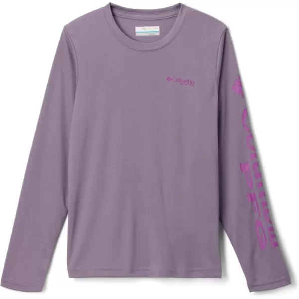 imageColumbia Boys Terminal Tackle Long Sleeve TeeGranite PurpleBerry Jam
