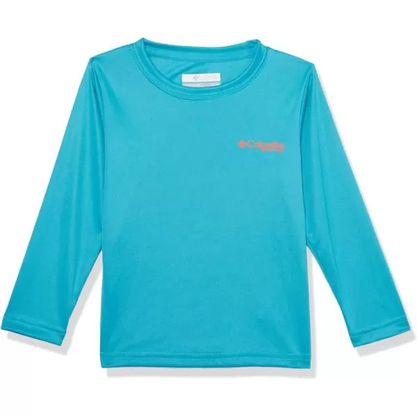 imageColumbia Boys Terminal Tackle PFG Fish Flag Long SleeveOcean TealCool Green