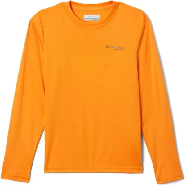 imageColumbia Boys Terminal Tackle PFG Fish Flag Long SleeveOrange BlastCool Grey