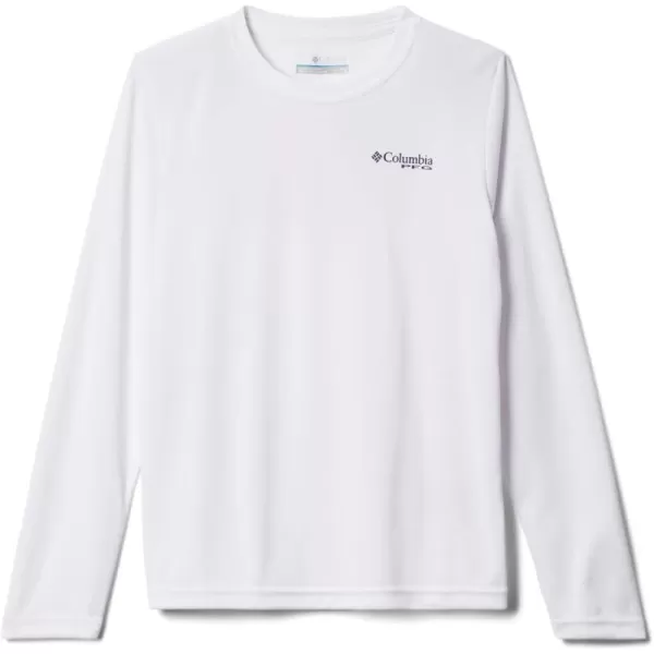 imageColumbia Boys Terminal Tackle PFG Fish Flag Long SleeveWhiteCollegiate Navy