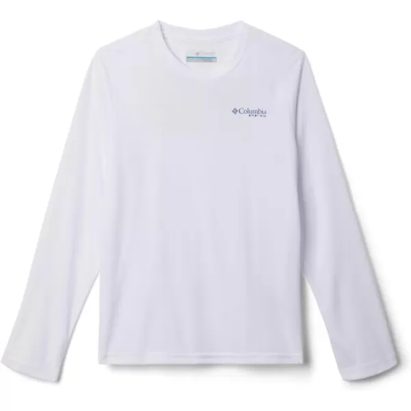 imageColumbia Boys Terminal Tackle PFG Fish Flag Long SleeveWhiteFaded Peach