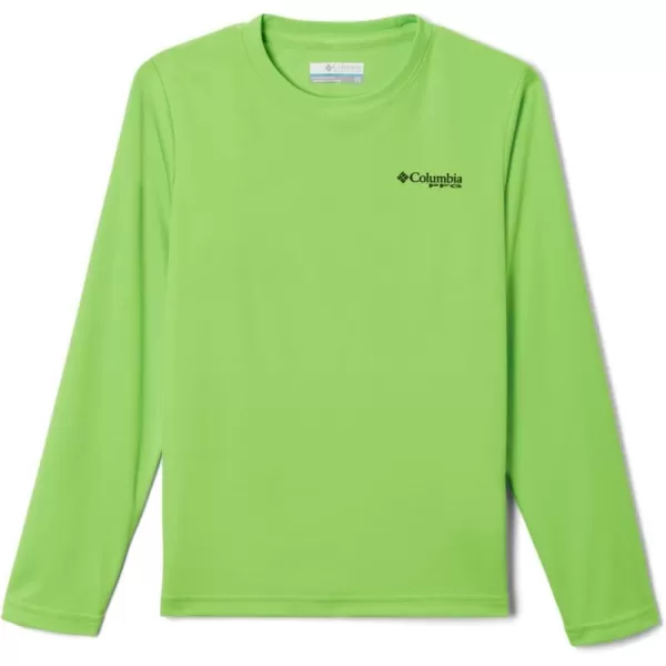 imageColumbia Boys Terminal Tackle PFG Triangle Logo Long SleeveGreen MambaBlack