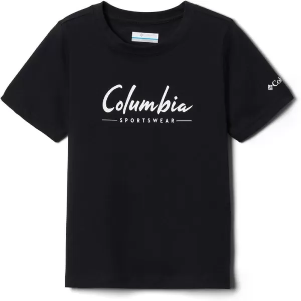 imageColumbia Boys Valley Creek Short Sleeve Graphic ShirtBlack Logowear Script