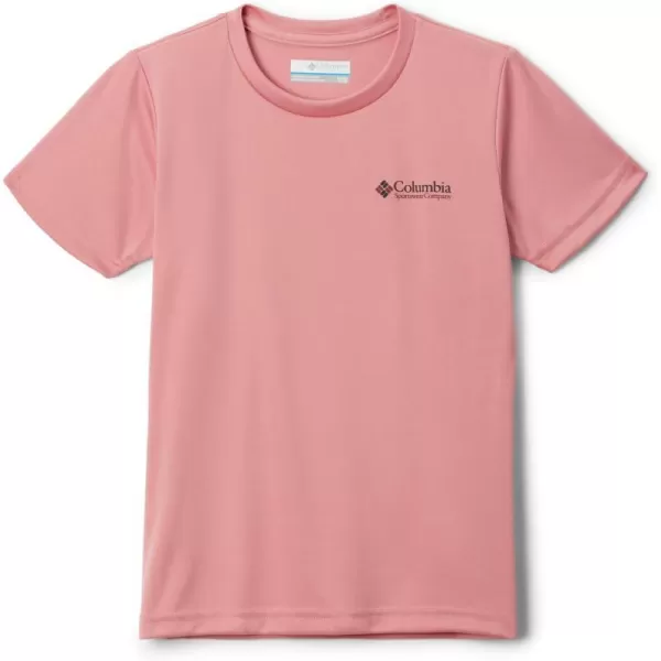 imageColumbia Girls Fork Stream Short Sleeve Graphic ShirtPink AgaveHeritage I