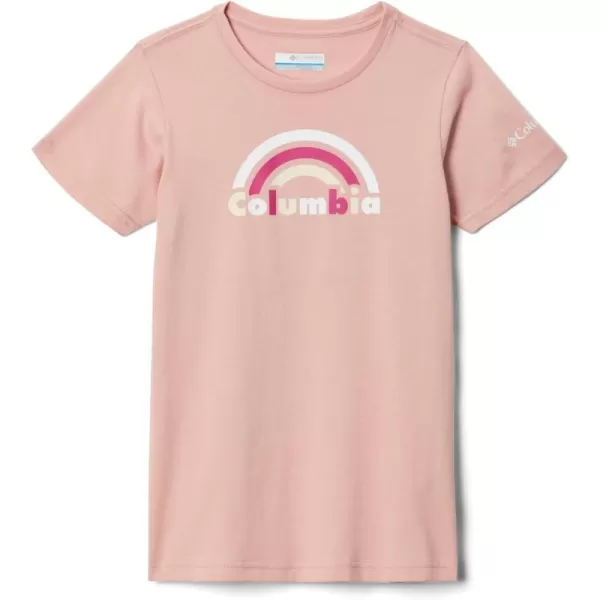 imageColumbia Girls Mission Lake Short Sleeve Graphic ShirtFaux Pink Brand Rainbow