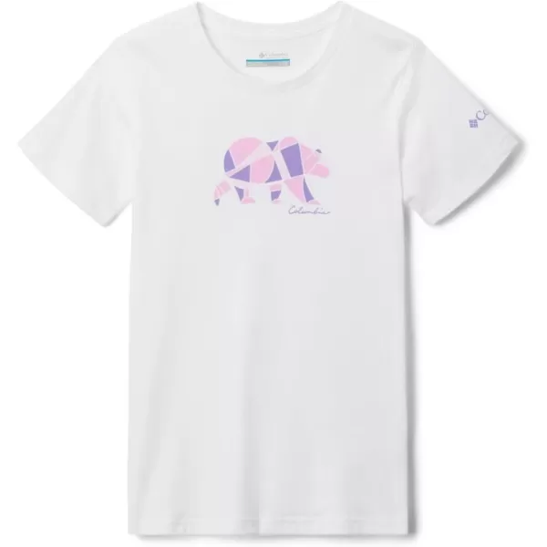 imageColumbia Girls Mission Lake Short Sleeve Graphic ShirtWhiteGeobear
