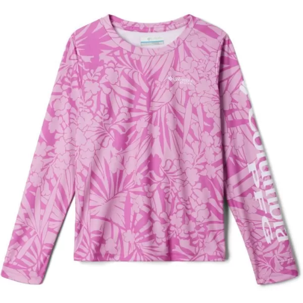 imageColumbia Girls Super Tidal Long SleeveBright Lavender Tropictones
