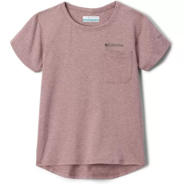 imageColumbia Girls Tech Trail Short Sleeve TeeFig Heather