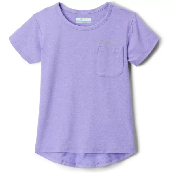 imageColumbia Girls Tech Trail Short Sleeve TeePaisley Purple Heather
